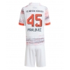 Camisa de Futebol Bayern Munich Aleksandar Pavlovic #45 Equipamento Secundário Infantil 2025-26 Manga Curta (+ Calças curtas) Camisa de Futebol Bayern Munich Aleksandar Pavlovic #45 Equipamento Secundário Infantil 2025-26 Manga Curta (+ Calças curtas)